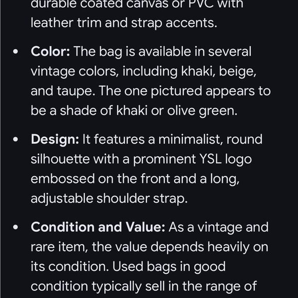 YSL Crossbody Bag - Picture 11 of 11